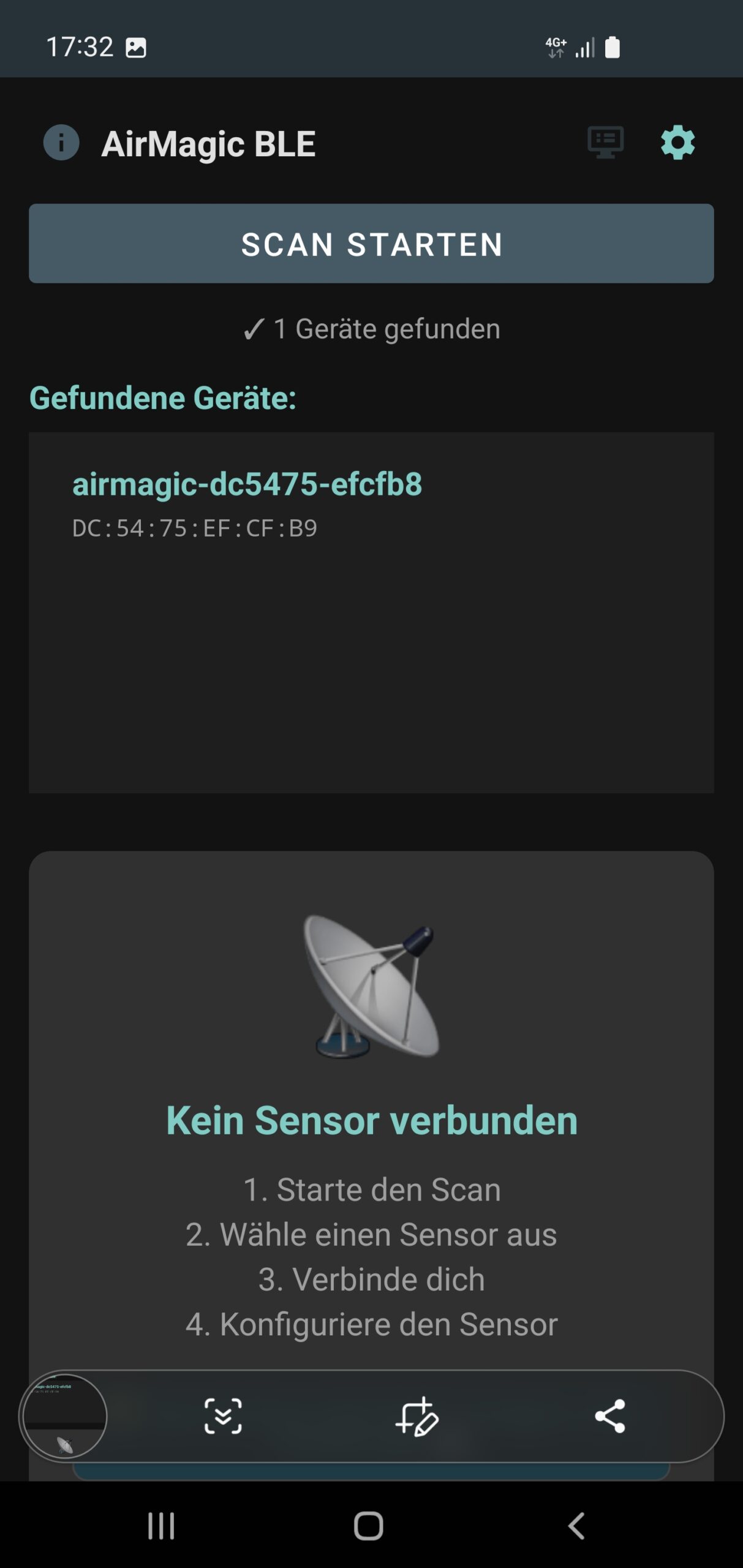 AirMagicBLE – Scan
